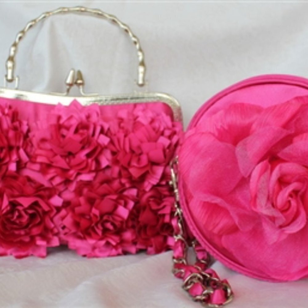 Bella Kiara purse Cute round rose purse - Picture 3 of 5